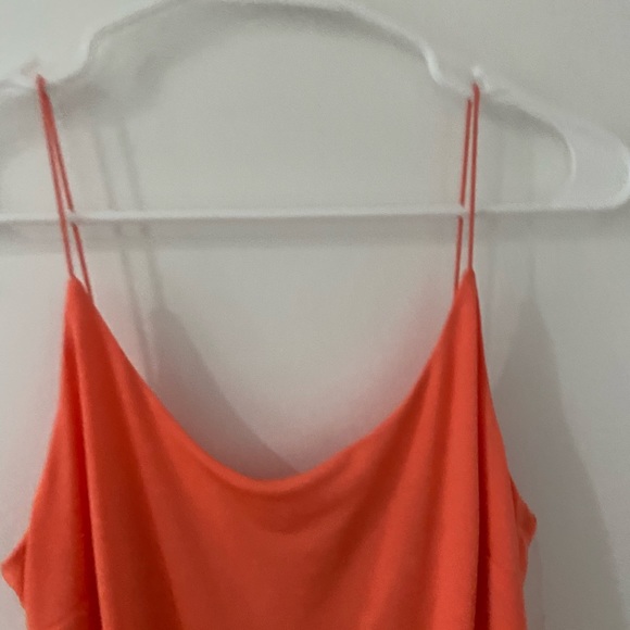 Slick orange slip dress! - Picture 2 of 3